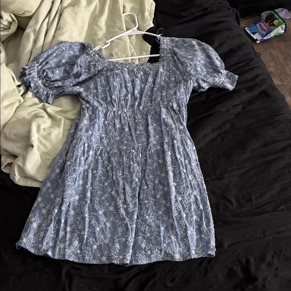 Blue Floral Women’s Dress
